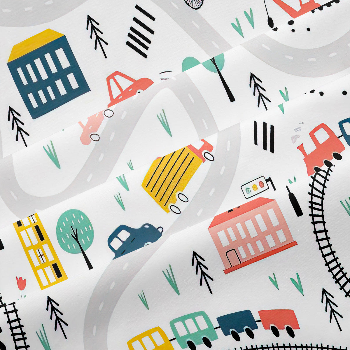 Cartoon Train Duvet Cover – Design 29 - view 4