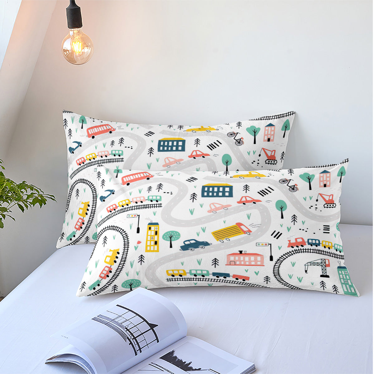 Cartoon Train Duvet Cover – Design 29 - view 5