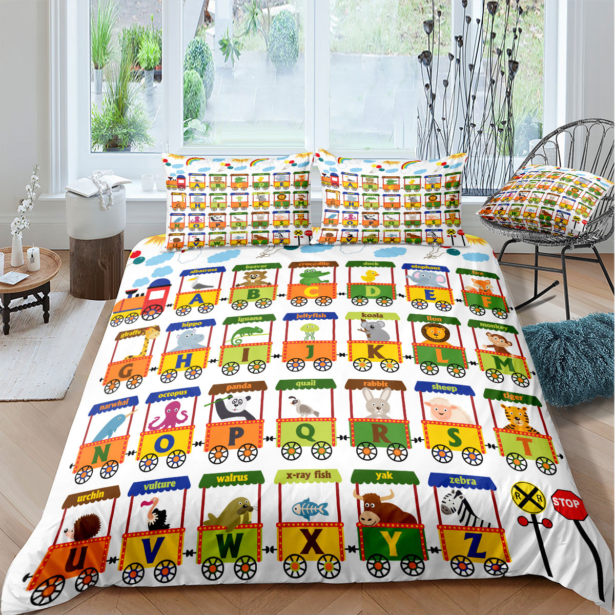 Cartoon Train Duvet Cover – Design 30 - view 2
