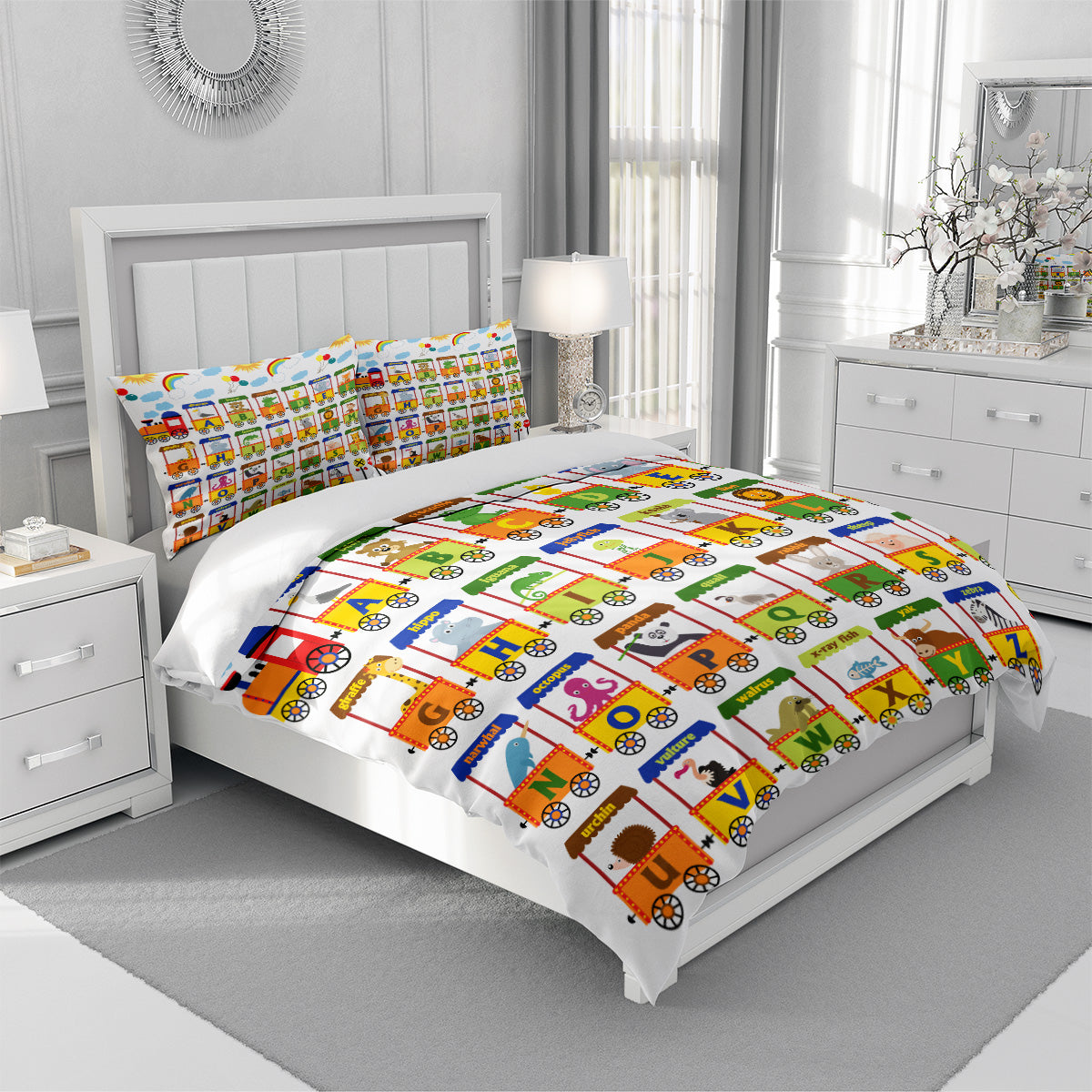 Cartoon Train Duvet Cover – Design 30 - view 3