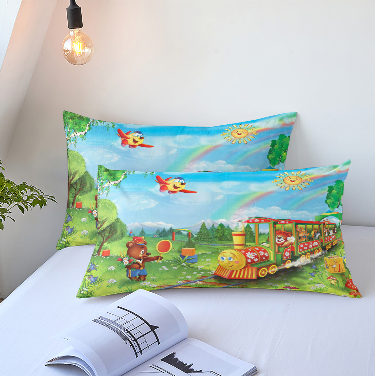 Cartoon Train Duvet Cover – Design 04 - view 5