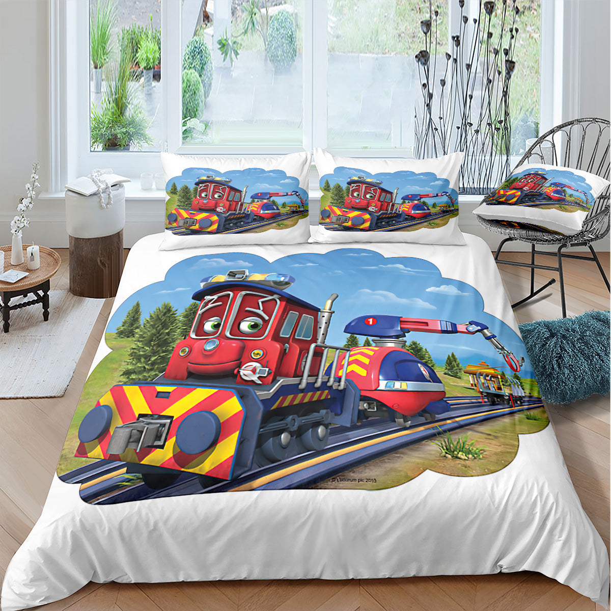 Cartoon Train Duvet Cover – Design 05 - view 2