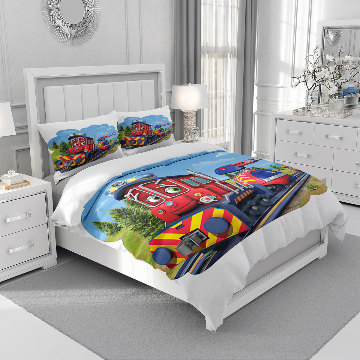 Cartoon Train Duvet Cover – Design 05 - view 3