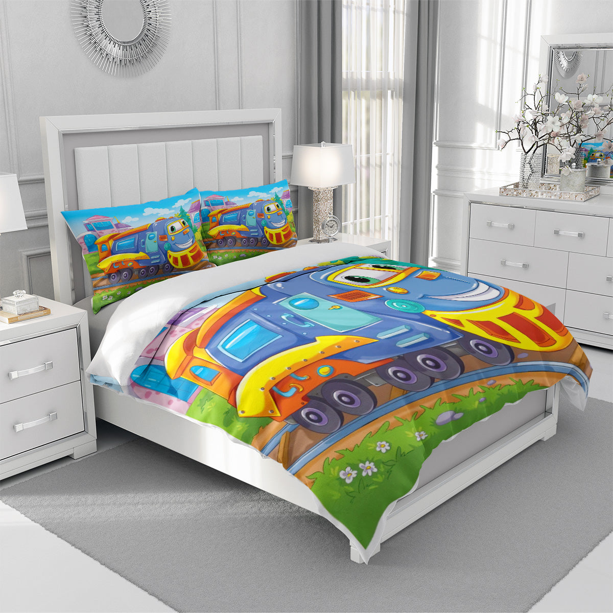 Cartoon Train Duvet Cover – Design 06 - view 3