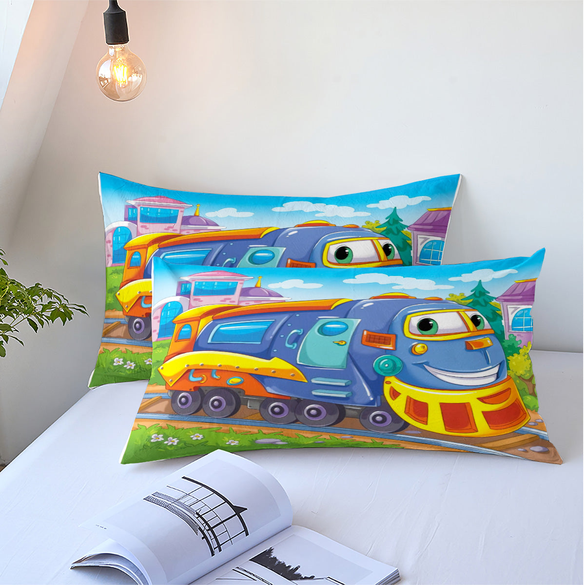 Cartoon Train Duvet Cover – Design 06 - view 5
