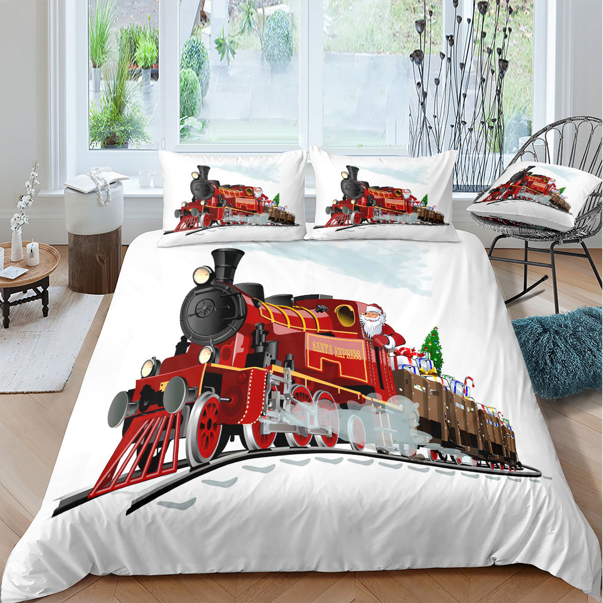 Cartoon Train Duvet Cover – Design 07 - view 2