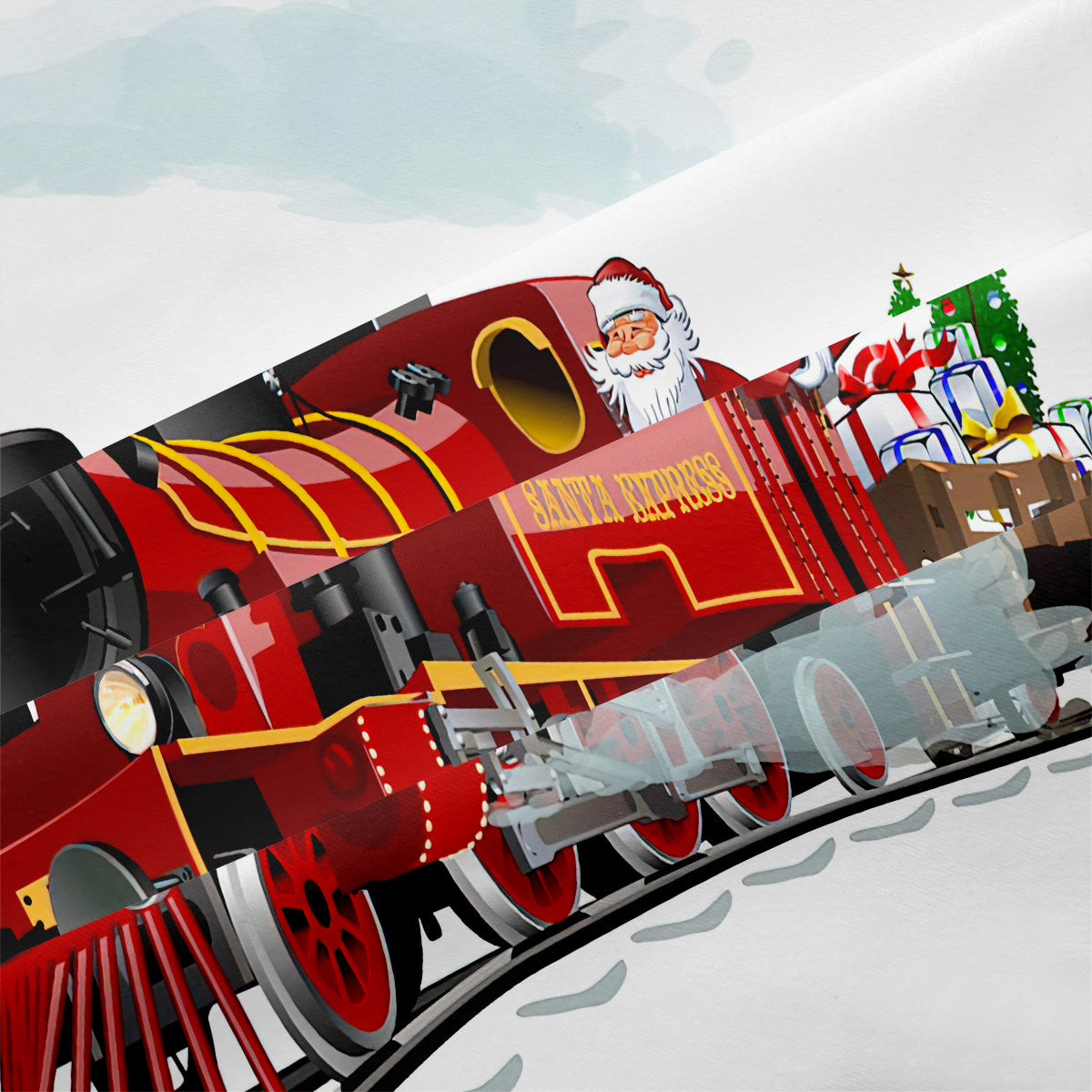 Cartoon Train Duvet Cover – Design 07 - view 4