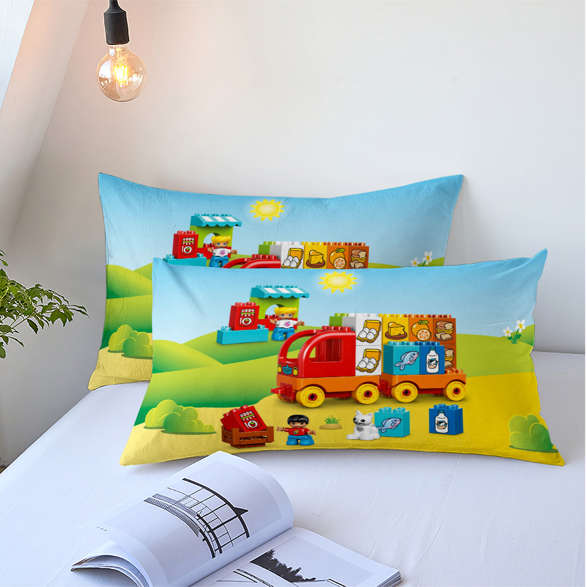 Cartoon Train Duvet Cover – Design 09 - view 5